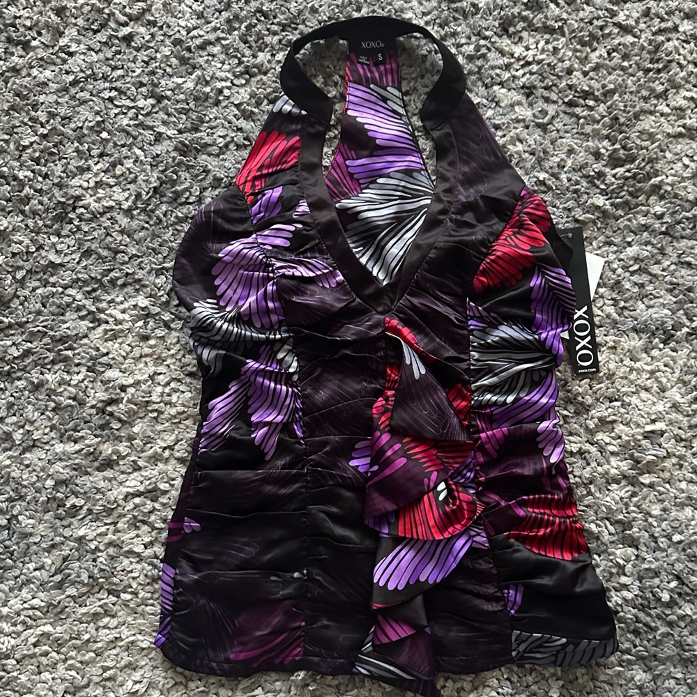 Early 2000s XOXO ruffle top